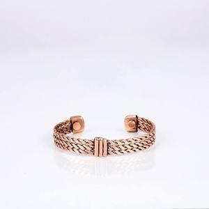 Full copper hand wear copper <b>bracelet</b> magnetic new design trendy <b>boho</b> cuff bangle ethnic classic design - Product Image 1