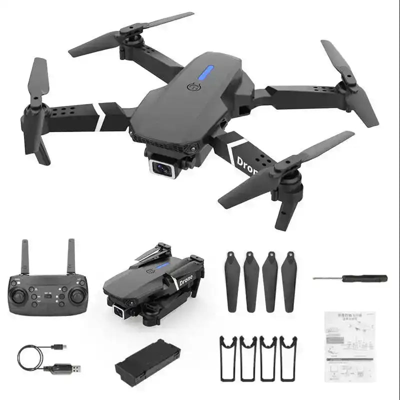 JHD E88 Pro Mini Drone 4K Camera WiFi HD FPV for Kids and Commercial Use for Beginners