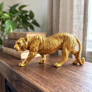 Handcrafted Aluminum Lion Figurine Roaring Lion Sculpture Majestic Wildlife Animal Statue Luxury Tabletop Home <b>Office</b> <b>Decor</b> - Product Image 4