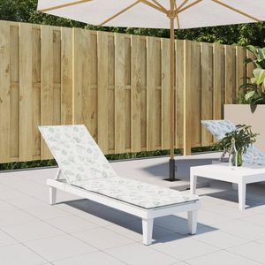 Cojín para Silla de Jardín con Diseño de Hojas, 100% Poliéster Oxford, Cojines y Almohadas para Exteriores - Product Image 1