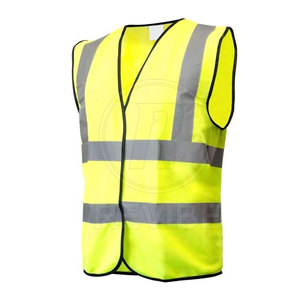 Chaleco de Seguridad de Alta Visibilidad, Resistente al Viento, de Nailon y Poliéster, Personalizable, Ropa de Trabajo para Hombre, Precio de Fábrica al por Mayor - Product Image 3