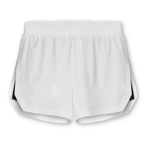 Pantalones Cortos Deportivos Vintage Blancos para Hombre, Impermeables, de Pana con Estampado Animal, Cintura Elástica, Largo Medio, Poliéster y Elastano, de Secado Rápido - Product Image 4