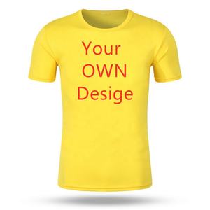 Camiseta personalizada de algodón Premium 100% para hombre, ajustada, de manga corta, transpirable, serigrafiada, con patrón de letras multicolor liso - Product Image 5