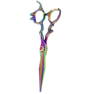 dragon handle scissors comfortable grip hair <b>shears</b> dragon design scissors professional salon hair <b>tool</b> dragon style - Product Image 2