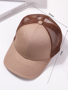 Full Mesh Trucker <b>Hat</b> for <b>Men</b> and Women Classic <b>Summer</b> Outdoor Fashion Style Lightweight Breathable Cap - Product Image 2
