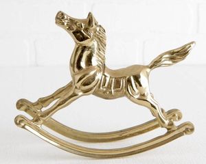 Sculpture de cheval en laiton unique, pièce maîtresse de table, pour collectionneur et présentation de cadeau artisanal - Product Image 3