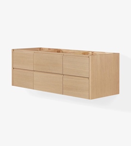 Venta al por Mayor de Mueble de Baño Xerxes de 60 Pulgadas con Lavabo Individual, Solo Mueble, 4 Opciones de Acabado, Fabricante OEM de Vietnam - Product Image 3