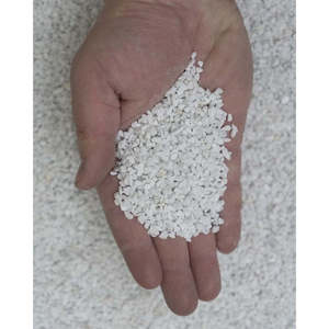 White Carrara Granules 2-4mm - 25kg bags 100% recycled cobbles EPD International certified cobbles - Product Image 1