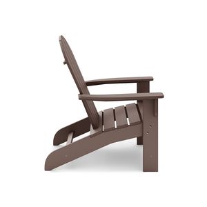 Sedia Adirondack Marrone in Polimero HDPE di Alta Qualità, Elegante Aggiunta per Piscina, Patio o Giardino - Product Image 3