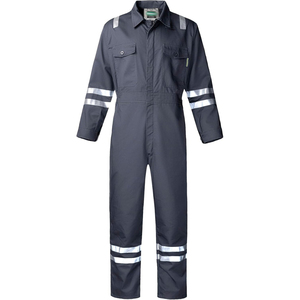 Combinaison de travail unisexe en polyester, haute visibilité, réfléchissante, certifiée Oeko-Tex, détecteur d'aiguilles - Product Image 1