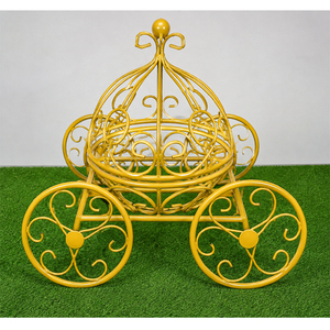 Small Pumpkin Carriage Wedding Centerpieces Mini Cinderella Carriage Centerpieces Wedding <b>Decor</b> Carriages Manufacturer - Product Image 1