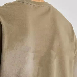 T-shirt en coton respirant de haute qualité pour homme, grande taille, coupe ample, épaules tombantes, style streetwear décontracté - Product Image 6
