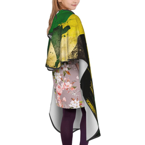 Capa de Peluquería Infantil con Diseño de Bandera Impresa, Alta Calidad, Venta al Por Mayor, Color Único, Proveedor ODM 2026 - Product Image 2