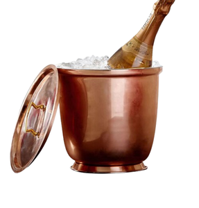 <b>Bar</b> and <b>Wine</b> Accessories High Quality Copper Ice Buckets Beverage Tubs with Lid Parties Wholesale - Product Image 1