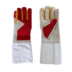 Gants d'escrime avec logo personnalisé |   Technologie de refroidissement à séchage rapide haute performance |   Qualité d'exportation supérieure - Product Image 4