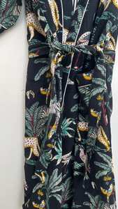 Bata Kimono de Algodón Waffle Unisex para Spa, Suave, Absorbente, Corte Relajado, Ropa para el Hogar - Product Image 2