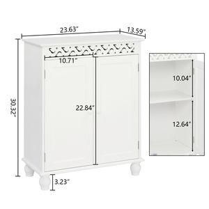 Armadietti da soggiorno FCH a doppia anta intagliati - Product Image 5