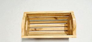 LArge rustic wooden <b>basket</b> for firewood storage indoor <b>small</b> wooden <b>basket</b> for kitchen counter organization handmade wooden - Product Image 6