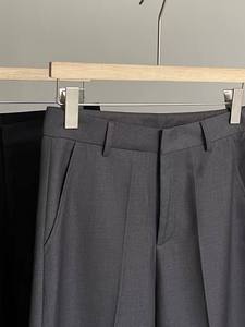 Pantalones de Vestir de Cintura Alta para Mujer, Diseño de Crepé, Pantalones Casuales para Mujer, OEM ODM - Product Image 4