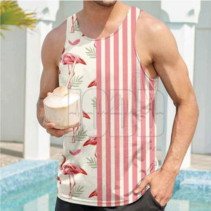 Camiseta sin mangas básica para hombre, tejida, informal, de algodón suave, ecológica, ligera, transpirable, cómoda para el día a día. - Product Image 2