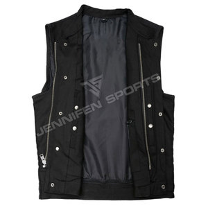 Chaleco Casual de Motocicleta para Hombre, 100% Algodón, Sin Mangas, con Múltiples Bolsillos, Resistente al Viento, Transpirable, Ropa de Invierno, OEM - Product Image 4