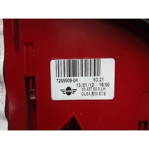 Luz Trasera Izquierda Usada para Mini Hatch 725590904 - Product Image 6