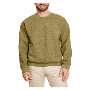 Camiseta de Manga Larga para Hombre, Tejido de Punto Sólido, Transpirable, Ecológica, Cuello Redondo, Corte Regular, 100% Algodón, Logotipo Frontal con Impresión Personalizada - Product Image 3