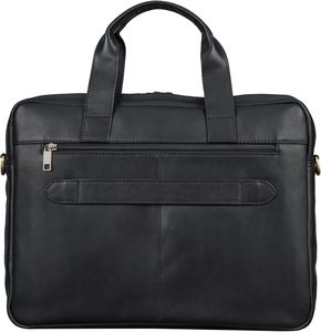 Maletín para Portátil de Cuero Negro Clásico de la Mejor Calidad, con Correa para el Hombro, Bolso de Oficina Resistente, de Proveedor Indio - Product Image 5