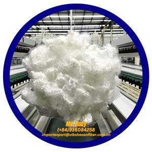 Fibra de Poliéster Reciclado GRS de Venta Caliente, Fibra Hueca Conjugada Siliconada Blanca 3D HCS para Relleno de Juguetes de Hormigón - Product Image 2