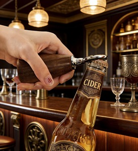 Ouvre-bouteille à manche en bois, outil de bar durable, adapté à un usage domestique, accessoire de bar et de service pour les clubs, fabriqué à la main en Inde - Product Image 4