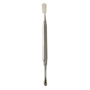 Professional Set of Double-Ended Stainless Steel Cosmetic Spatulas Carving Spoon and Serrated Spatula Makeup Tools - Product Image 1