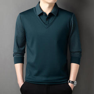 Chemise homme à manches courtes infroissable, motif ananas, nouvelle collection printemps-automne, style décontracté chic pour homme d'âge mûr, boutonnée - Product Image 5