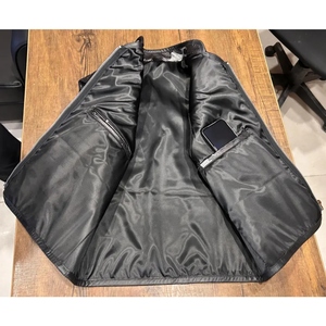 Custom Genuine Cowhide Crocodile Embossed <b>Leather</b> Biker Vest <b>Men's</b> Motorcycle Zip Front Black Luxury Riding <b>Waistcoat</b> - Product Image 5