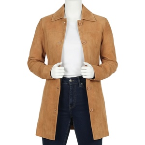 New Vintage Design Ladies <b>Suede</b> Leather <b>Jacket</b> Breathable High Quality Wholesale Price Western <b>Jackets</b> For Sale - Product Image 1
