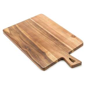 Planche à découper traditionnelle en bois d'acacia pour couper les fruits, les légumes et la viande, planche à découper moderne et plateau à charcuterie, accessoires de cuisine - Product Image 4