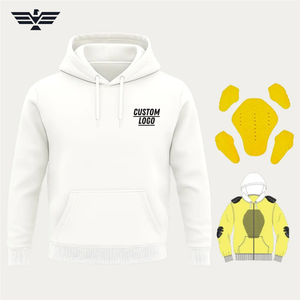 Sudadera de Motociclista Unisex de Algodón Transpirable de Alto Rendimiento con Protección de Armadura de Nivel 2 CE de 550 g/m² - Product Image 4