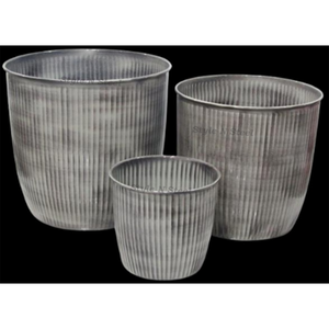 5 Pieces Iron Powder Coated Durable Multi-Purpose Indoor Floor Planter with Drainage - Product Image 3