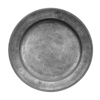 Dekorative Bordüre Klassischer Vernickelter Polierter Edelstahl-Platzteller mit Individuellem Logo für Hochzeit, Party, Weihnachten, Umweltfreundlich