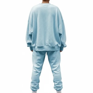 Women Fleece Tracksuit Set Custom Logo <b>Jogger</b> Set Casual Streetwear Sweatshirt Sweatpants High Quality - Product Image 2