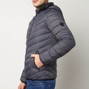 Nouvelle veste matelassée élégante streetwear d'hiver, chaude, à col montant, à capuche, personnalisable, prix de gros, mode extérieure - Product Image 2