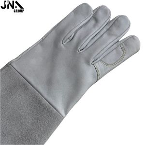 Guantes de Soldadura TIG de Buena Calidad, Protegen las Manos del Soldador, Palma Completa de Cuero Dividido, Impermeables, de Secado Rápido, Resistentes al Calor y Antideslizantes - Product Image 4