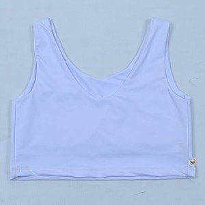 Women's Plus Size Crew Neck <b>Racerback</b> Yoga Sports <b>Bra</b> Medium Support Breathable Fitness Custom Solid Color Seamless Design - Product Image 6