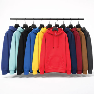 Sudadera con capucha y cremallera extragrande para hombre, de felpa francesa pesada, poliéster/algodón sólido, venta al por mayor desde Bangladesh - Product Image 2
