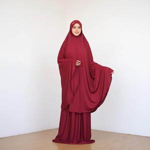 High Quality Muslim Niqab Veil One Layer Meryl Fabric Face Cover Islamic Scarf Turban Hijab With Face Cover - Product Image 2