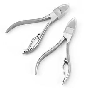 Coupe-ongles professionnel en acier inoxydable, ouverture large, pour ongles épais, forme biseautée, pointe incurvée/droite, tranchante, portable - Product Image 6