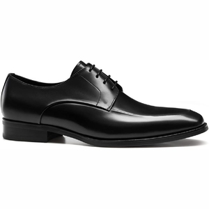 Top Layer Cowhide Men's Business Oxford Leather Lace-up Plaid Pointed Toe Groom Wedding Shoes Non-slip High-end Autumn Winter - Product Image 2