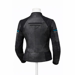 Chaqueta de Motocicleta de Cuero Personalizada para Mujer, Chaqueta de Motociclista Ajustada, Chaqueta de Cuero para Motocicleta a la Moda - Product Image 4