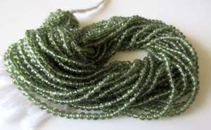 Cuentas Redondas de Apatita Verde Natural al por Mayor, Cuentas de Piedras Preciosas para Hacer Joyas, 5 Hilos de Piedras Sueltas - Product Image 2