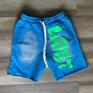 Pantalones Cortos Deportivos al por Mayor 2026, Estilo Urbano, 400 Gsm, 100% Algodón, Cintura con Cordón Ajustable, Personalizables, para Verano - Product Image 3