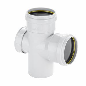 Raccord en Y simple SWR pour le divertissement fluide des eaux usées et des eaux de pluie dans les systèmes de drainage et la plomberie - Product Image 6